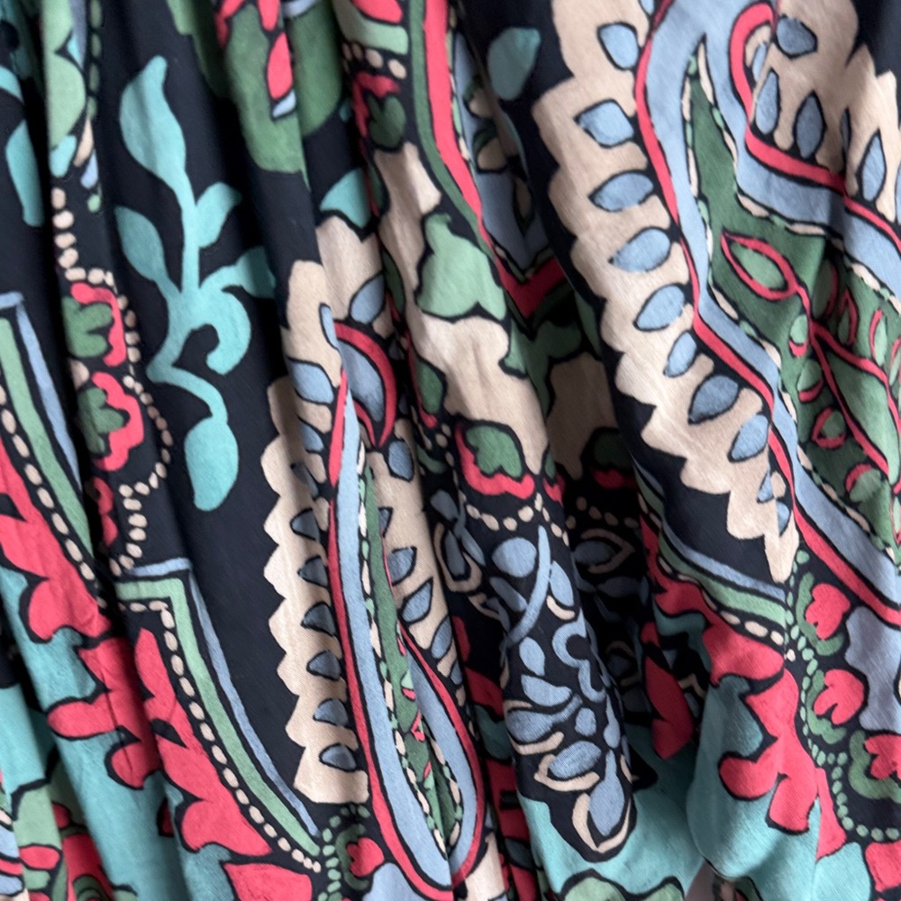 Mango Paisley Maxi Dress - Multicolor